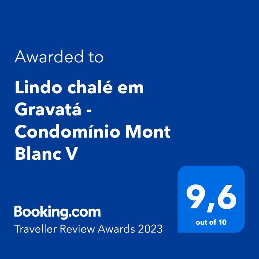 Lindo Chale Em Gravata - Condominio Mont Blanc V المظهر الخارجي الصورة